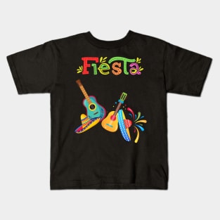 Fiesta Mexican Cinco de mayo 2023 Kids T-Shirt